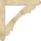 Ekena Millwork Olympic Craftsman Rough Sawn Bracket w/ Offset Brace, Douglas Fir, 6"W x 34"D x 34"H BKT0604X34X34OLY04RDF - alternate 4